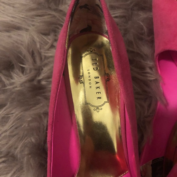 Ted baker pink and gold heels - Picture 2 of 6